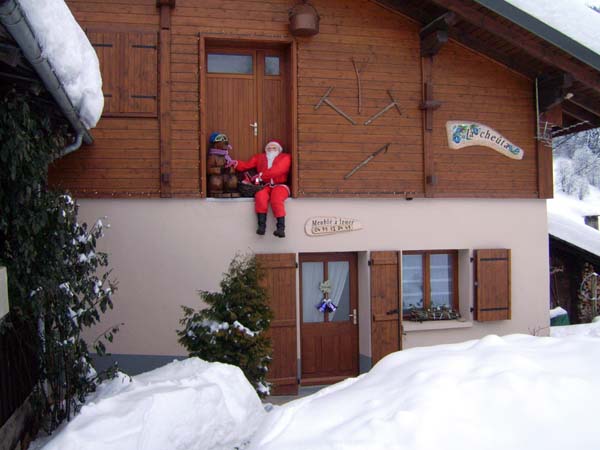 Location Les Saisies : entrée du gite