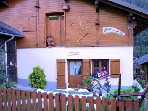Location Les Saisies : entrée du gite