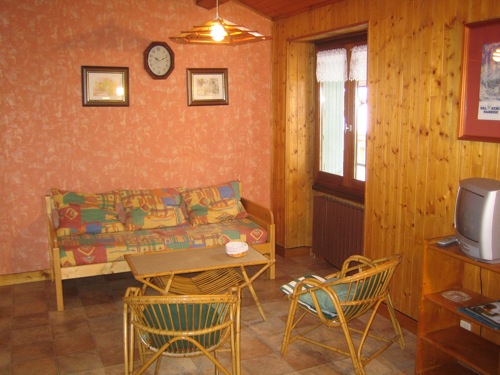 Location Val Cenis : coin salon