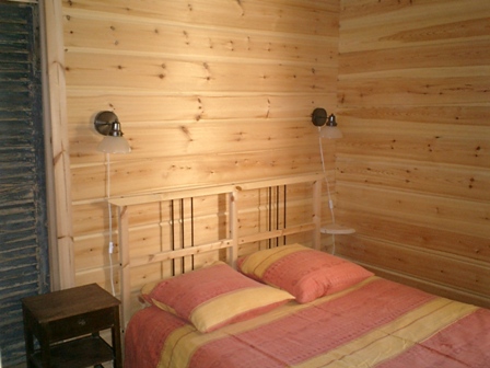 Location La Plagne : Chambre avec un grand lit