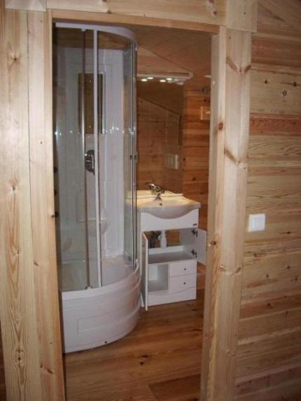 Location La Plagne : Une salle de douche à jets