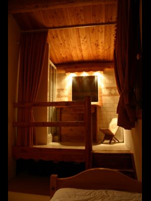 Location Aussois : Deuxième chambre & salle de bain