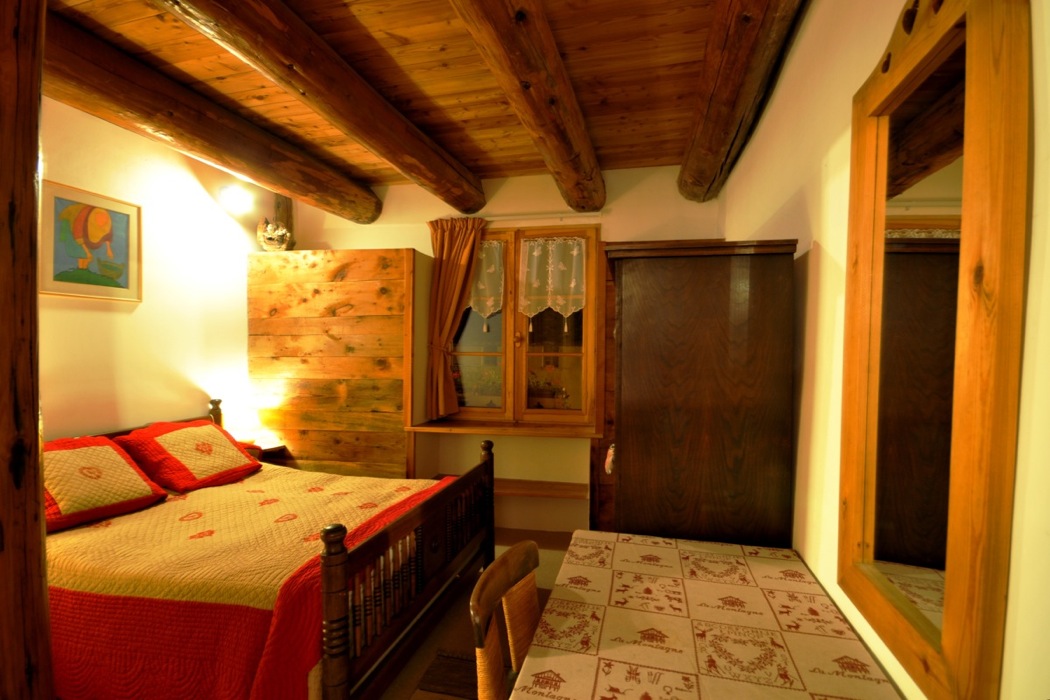 Location Aussois : Chambre du premier niveau
