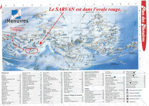 Location Les Ménuires : La station
