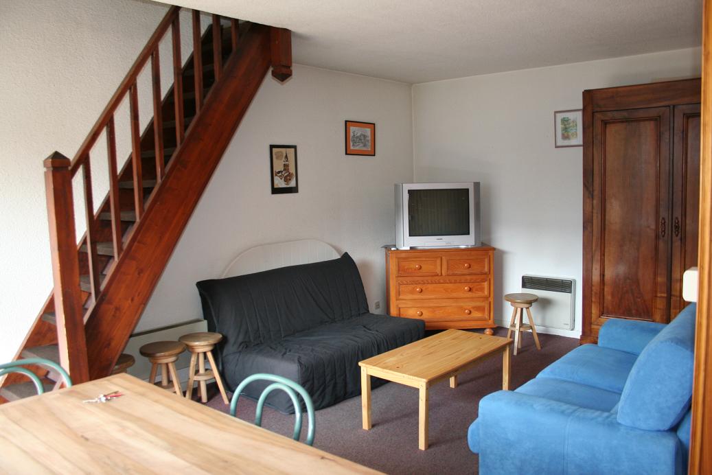 Location Meaudre : S�jour avec escalier vers �tage