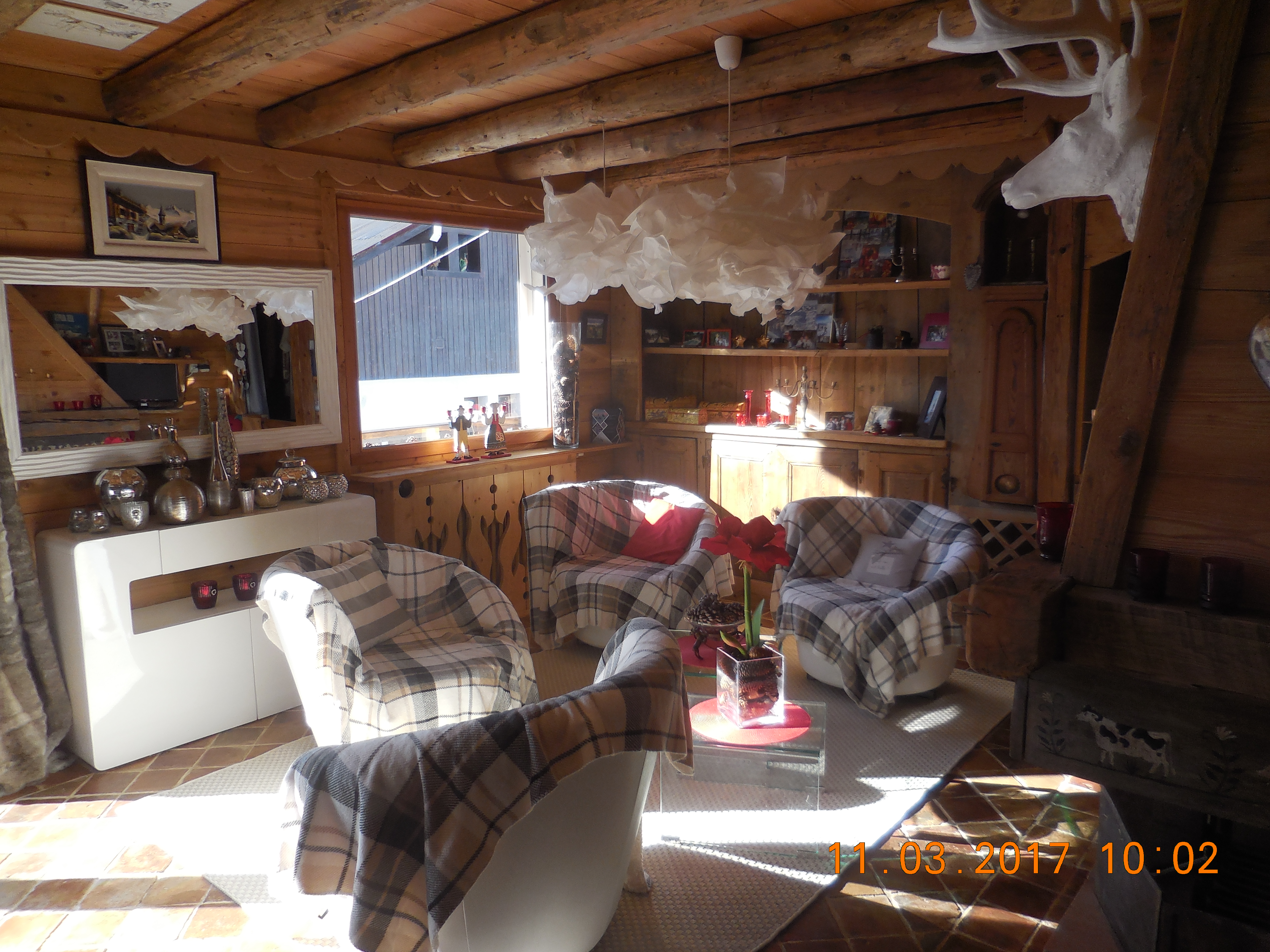 Location Megève : le salon