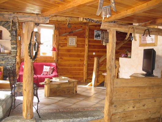 Location Bessans : Le coin salon