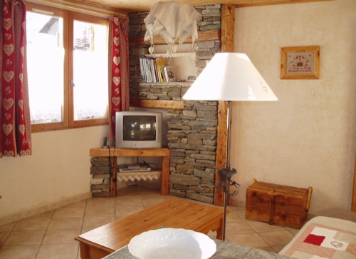 Location Bessans : Le coin salon