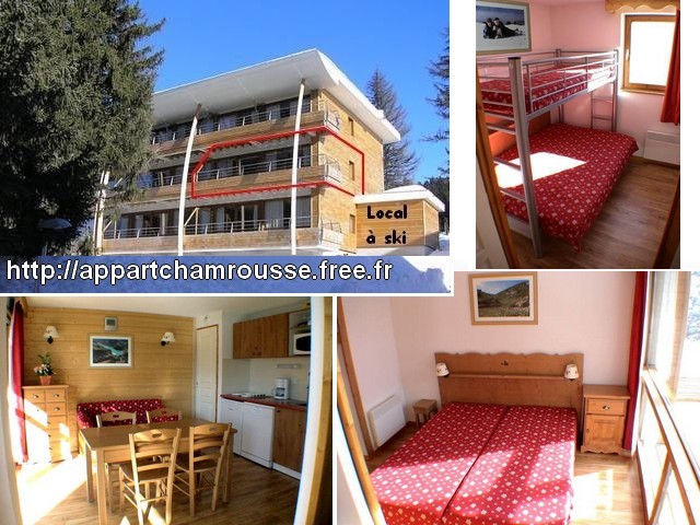 Location Chamrousse : Le chalet et les 3 pi�ces