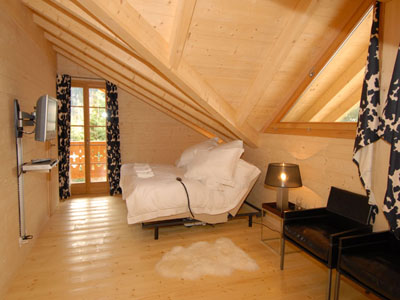 Location Champéry : Chambre