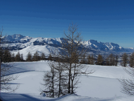 Location Orcieres-Merlette : vue d'un t�l�ski