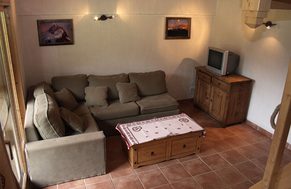 Location Pralognan la Vanoise : salon
