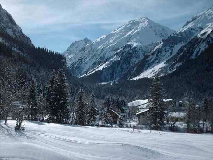 Location Pralognan la Vanoise : vue d�gag�e plein sud