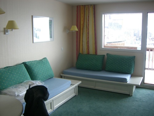 Location Avoriaz : Salon/ Lits simples