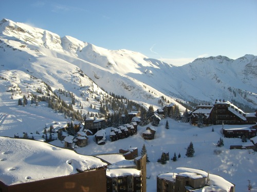 Location Avoriaz : Vue du balcon