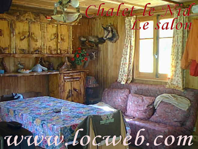 Location Morzine : Le salon